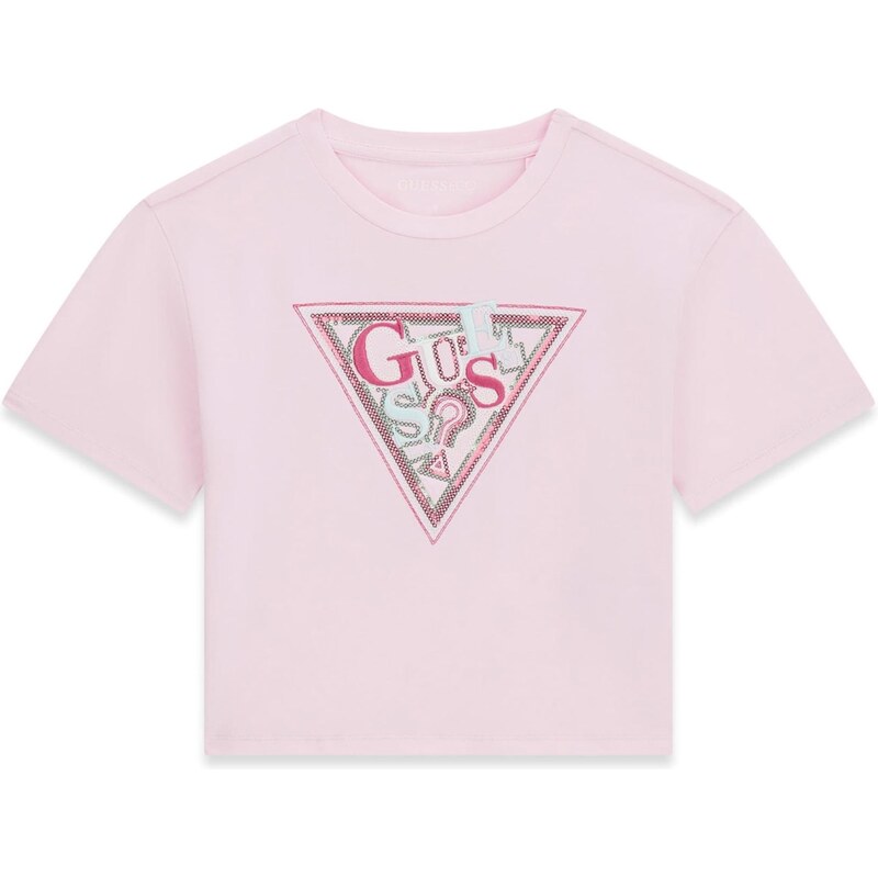 GUESS Tričko pastelovo modrá / ružová / ružová 68261075