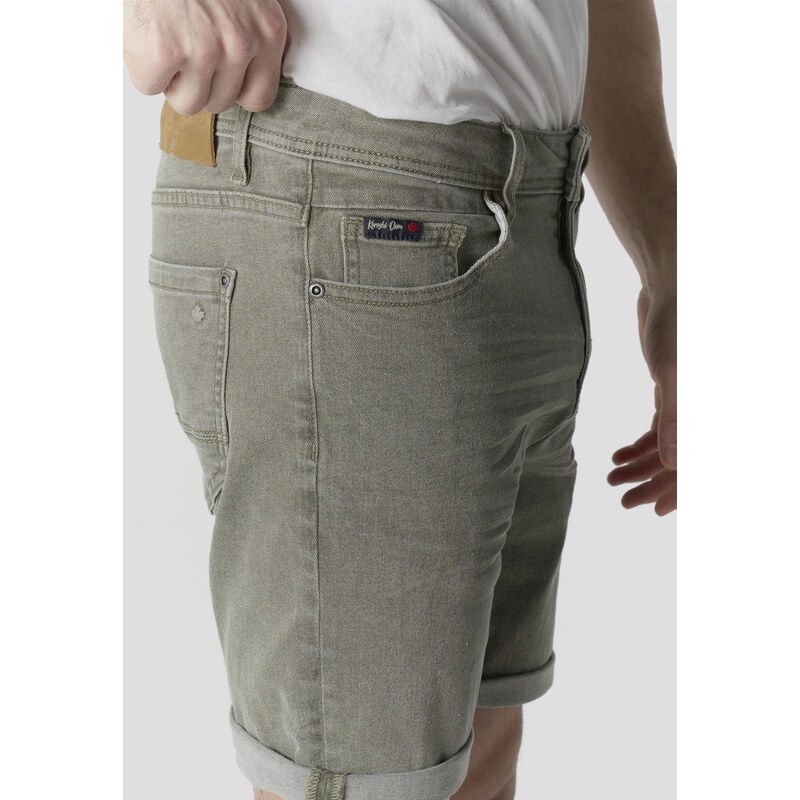 KOROSHI Džínsy kaki 68261116