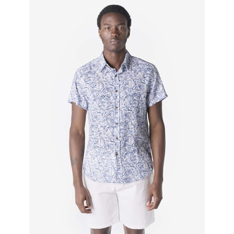 KOROSHI Košeľa modrá / biela 68261119