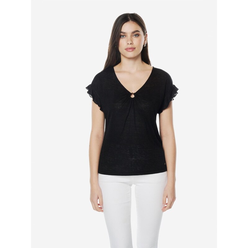 KOROSHI Tričko čierna 68261131