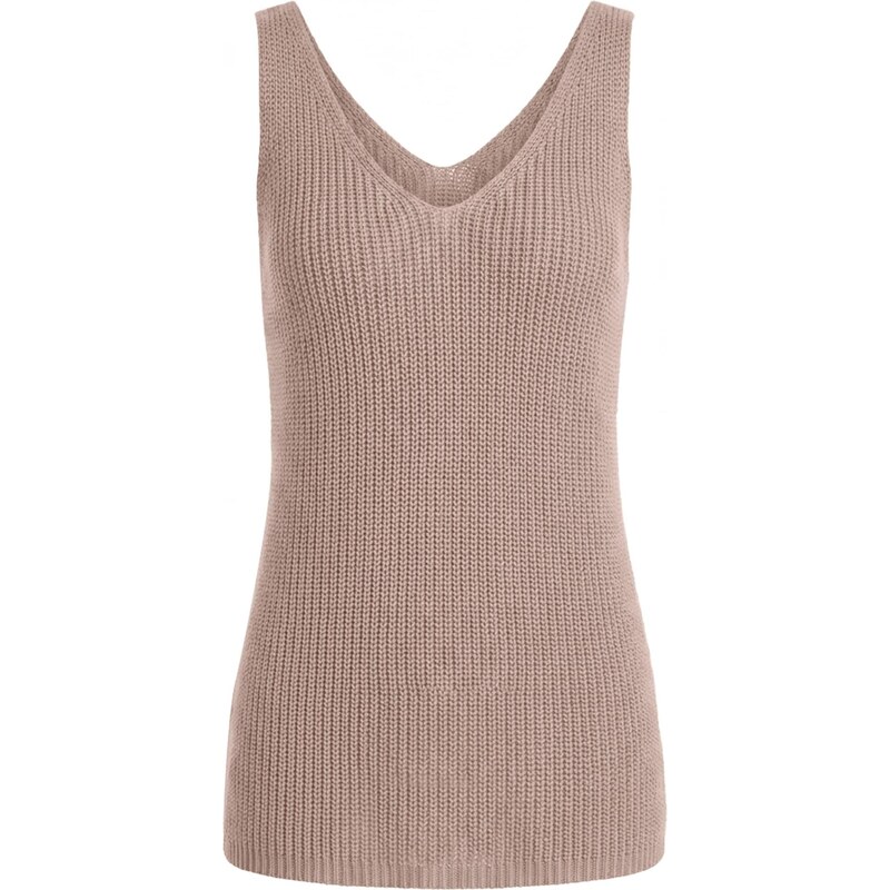 Imily Bela Vyšívaný top mokka 68261188