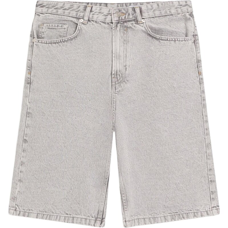 Bershka Džínsy sivý denim 68261216