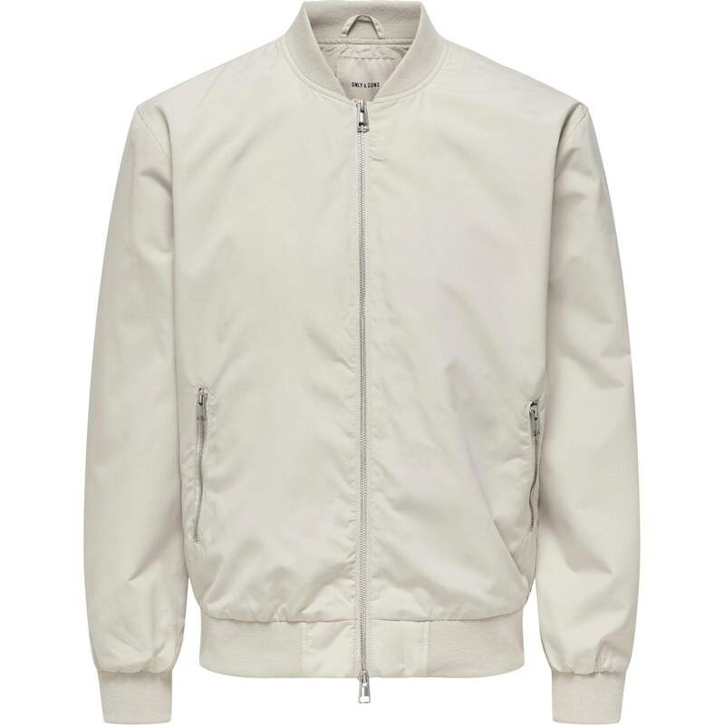 Only & Sons Prechodná bunda ONSLando sivobéžová 68261272