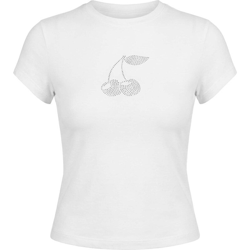 studioselect Tričko Flora strieborná / biela 68261307