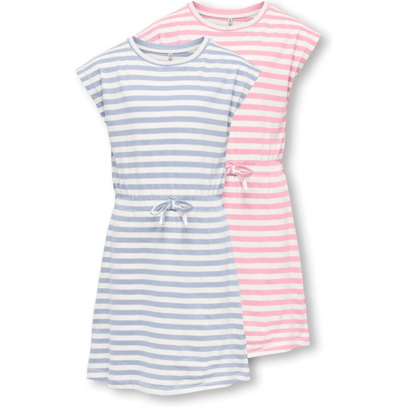 ONLY GIRLS Šaty KOGMAY svetlomodrá / ružová / biela 68261340