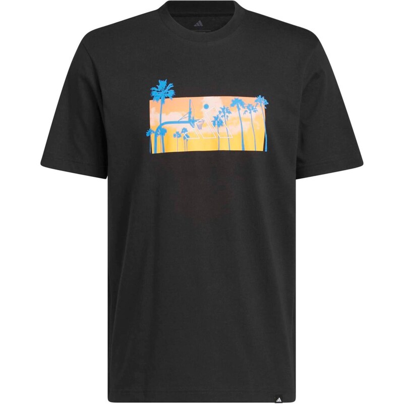 ADIDAS SPORTSWEAR Funkčné tričko PHOTORL azúrová / oranžová / 68261354