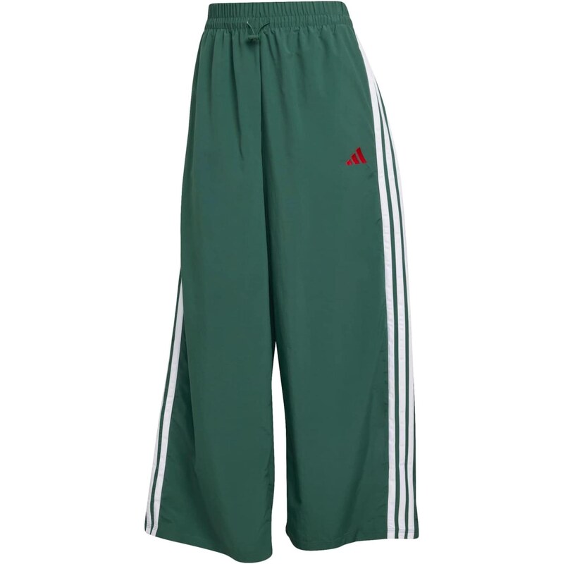 ADIDAS SPORTSWEAR Športové nohavice tmavozelená / biela 68261349