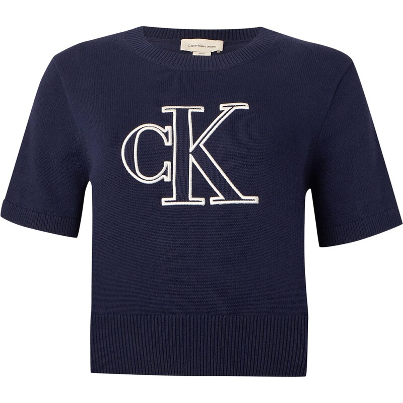 Calvin Klein Jeans Tričko námornícka modrá / biela 68261476