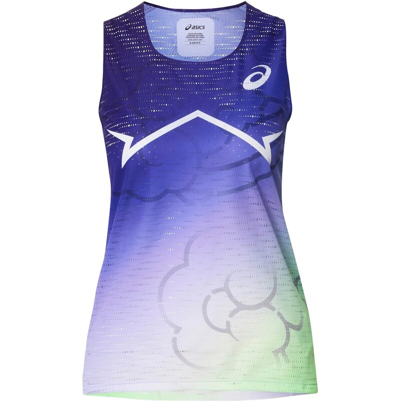 ASICS Športový top METASPEED indigo / svetlozelená / slivková / biela 68261461