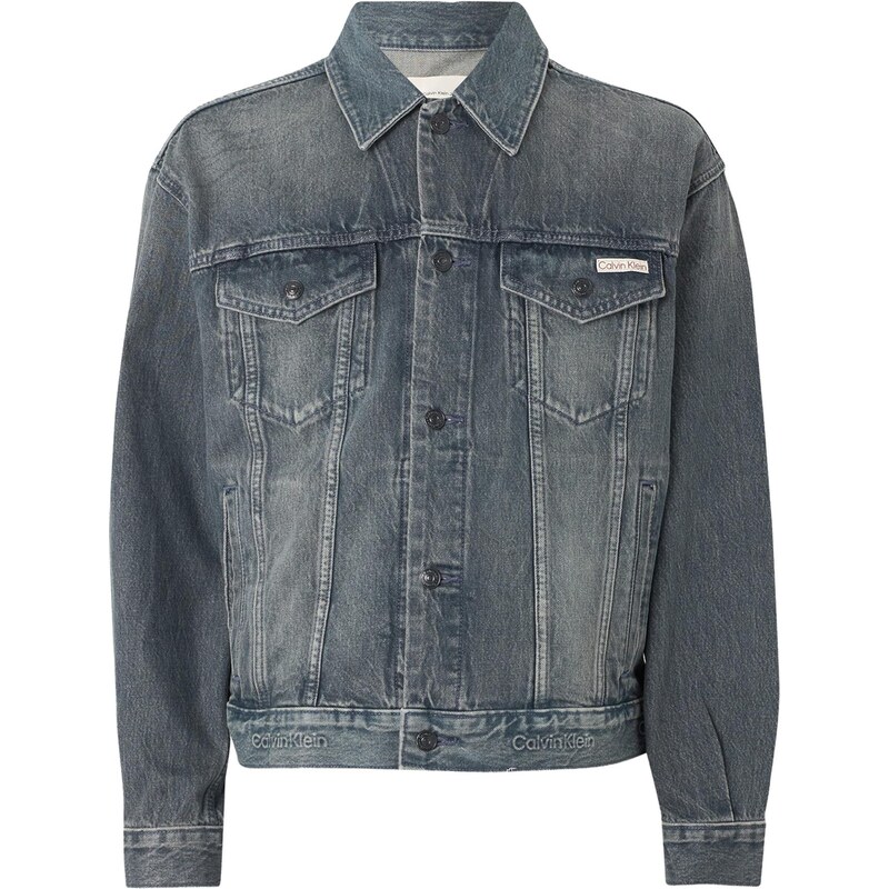 Calvin Klein Jeans Prechodná bunda 90S sivý denim 68261477