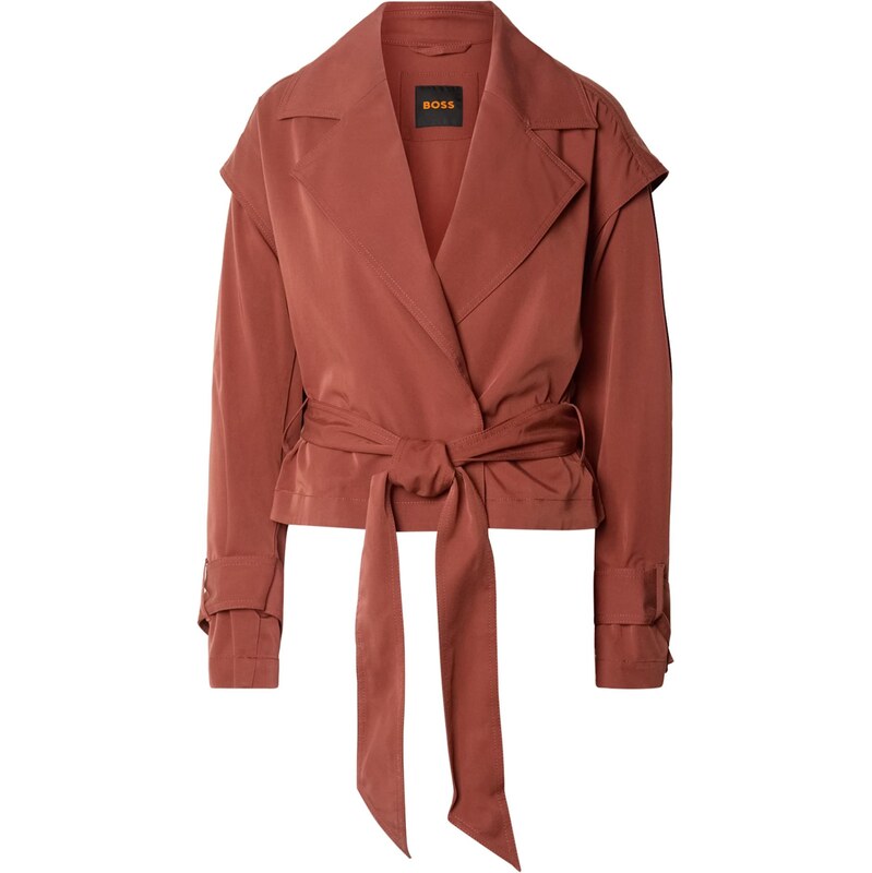 BOSS Prechodná bunda C_Jophelia hrdzavo červená 68261484
