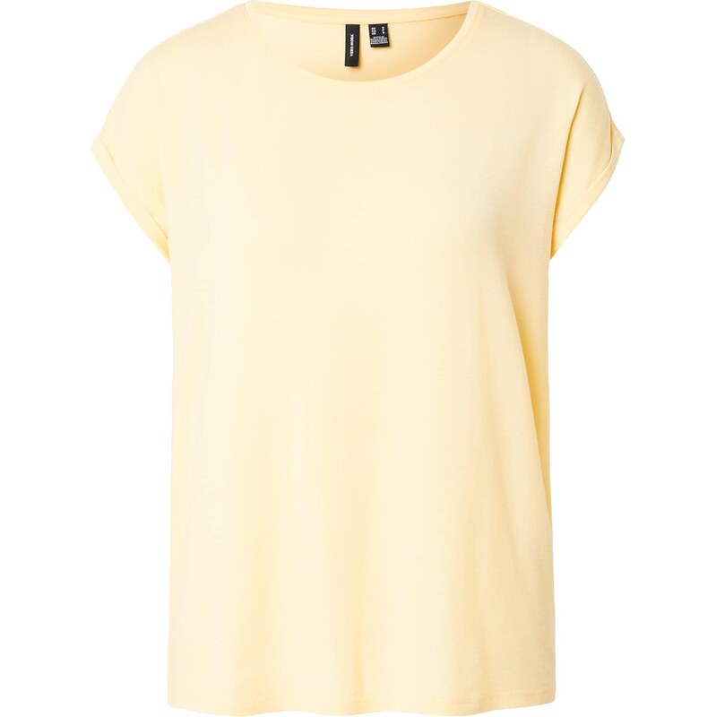 VERO MODA Tričko VMAVA pastelovo žltá 68261725