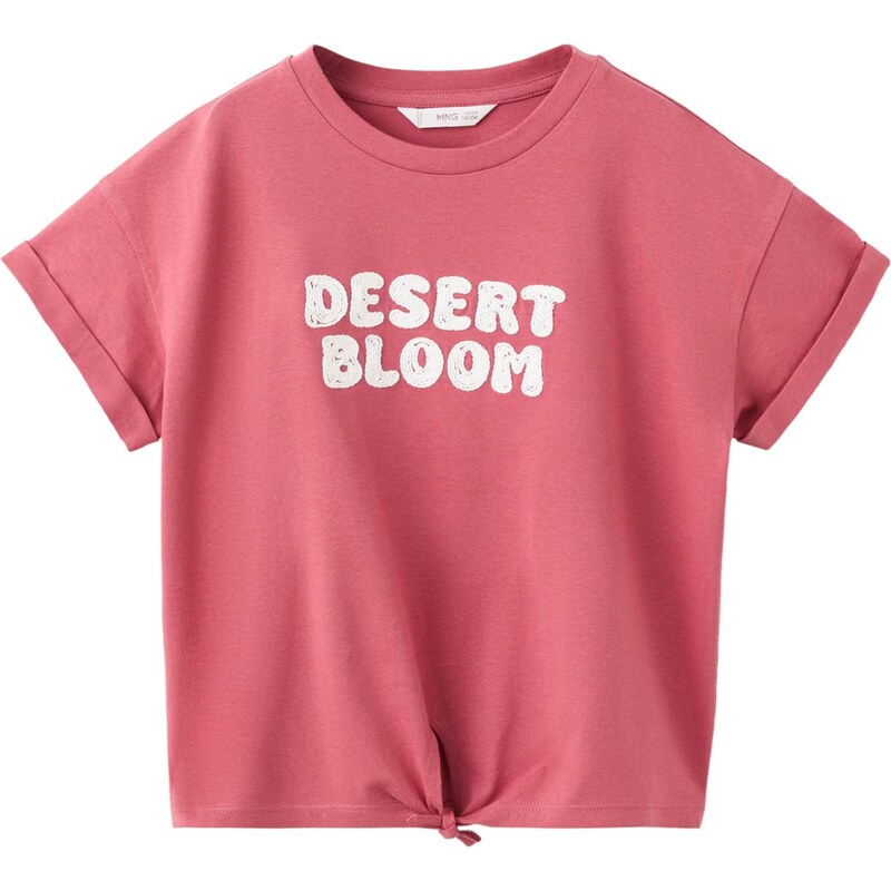 MANGO KIDS Tričko melónová / biela 68261695