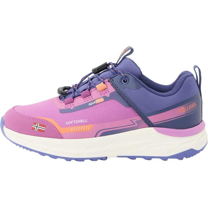 TROLLKIDS Tenisky Bjordal Hiker modrofialová / oranžová / ružová 68261808