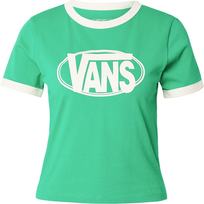 VANS Tričko zelená / biela 68261890