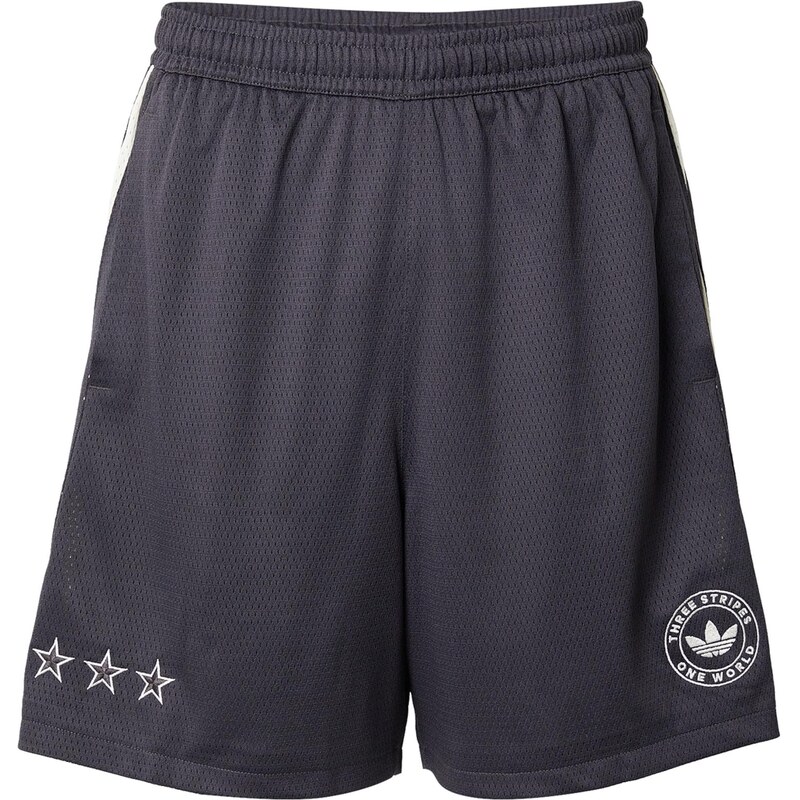 ADIDAS ORIGINALS Nohavice SANTIAGO čierna / biela 68262011