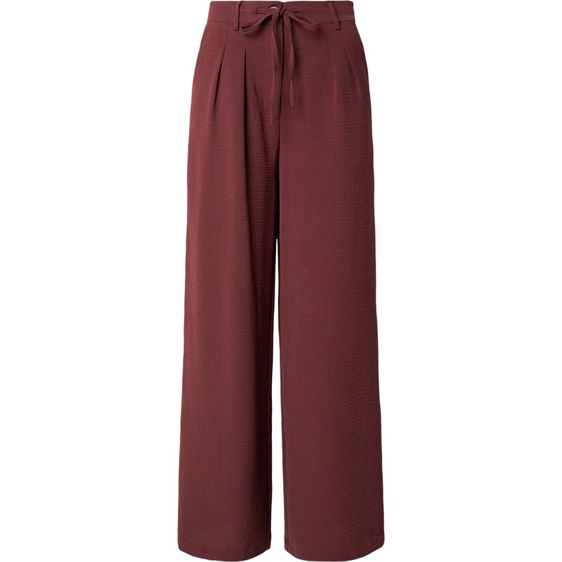 ABOUT YOU Plisované nohavice Marissa bordová 68261994