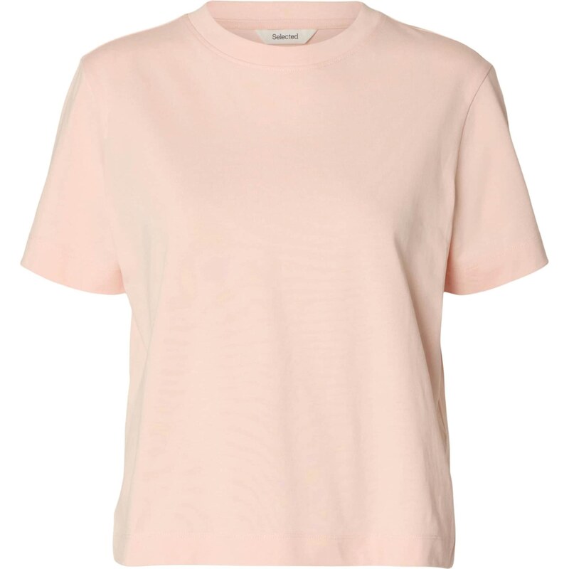 SELECTED Tričko SLFEssential ružová 68293811
