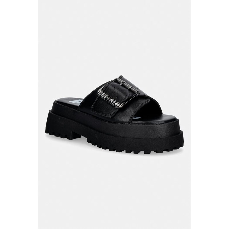 Buffalo šľapky na platforme dámske Pluto Slide Buckle 68261569