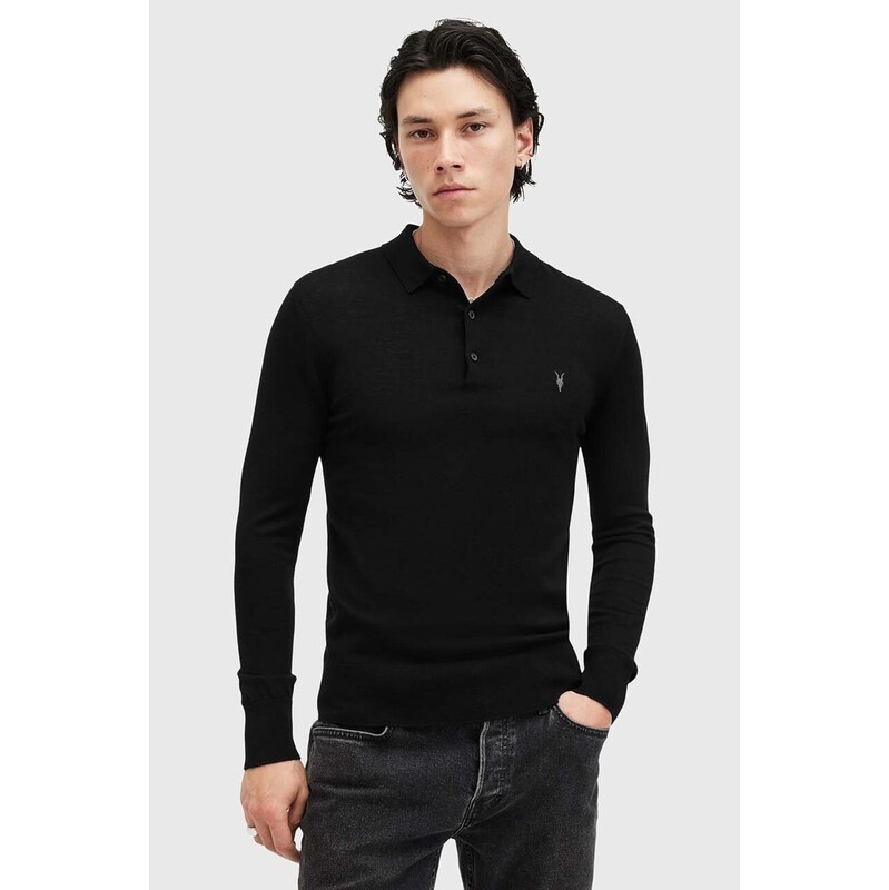 Vlnený sveter AllSaints MODE MERINO 68262064