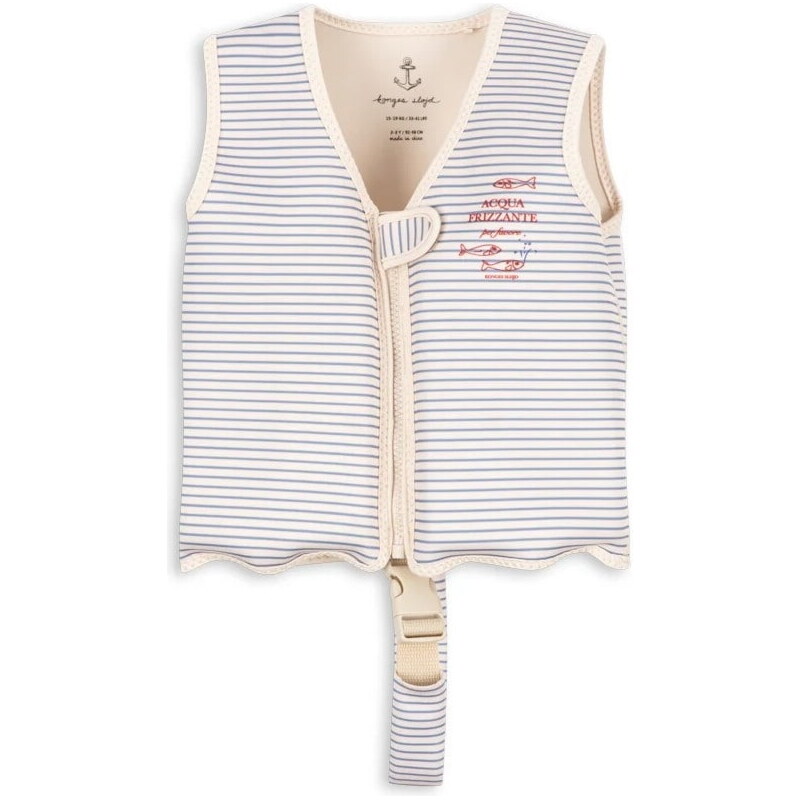 E-shop Konges Sløjd Plavecká vesta Ellis Stripe Bluie 3-6 let