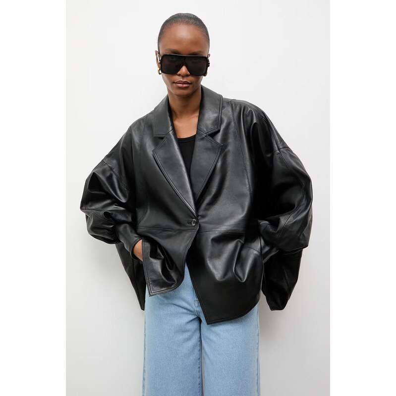 Dámska kožená oversize bunda Answear.LAB BALO z kolekcie Unscripted 68263253