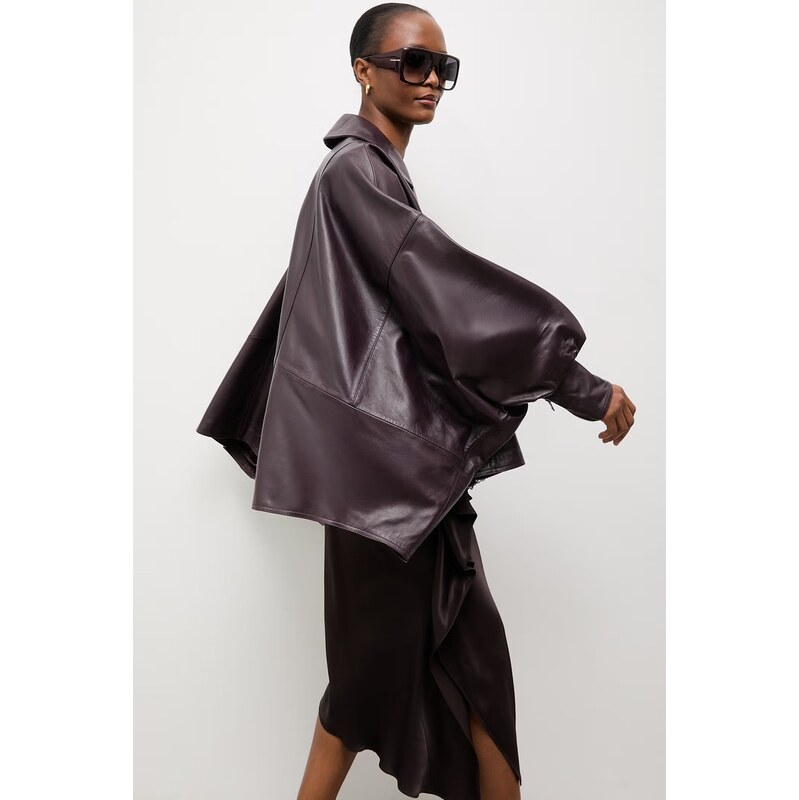 Dámska oversize bunda Answear.LAB BALO kožená z kolekcie Unscripted 68263254