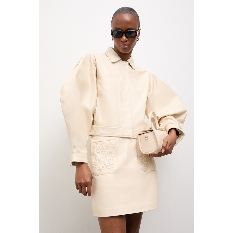 Dámska kožená bunda Answear.LAB LEYLANI z kolekcie Unscripted 68263269