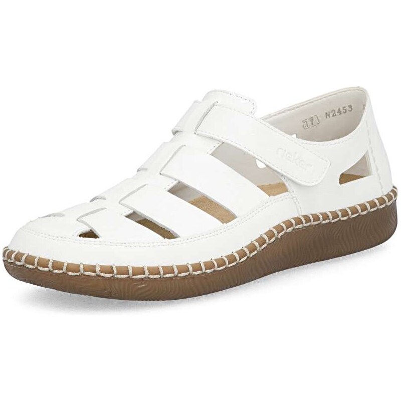 E-shop Dámske sandále RIEKER N2453-80 biela S6