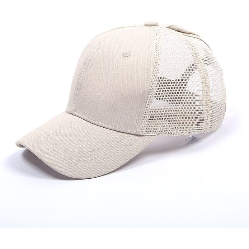 Lifestyle Dámska šiltovka na cop Béžová 65229645