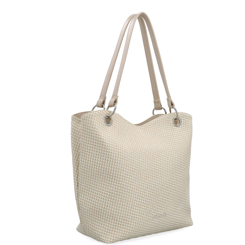 Kabelka zo syntetickej kože cez rameno Le Sands béžová 4619 IVO 68265167