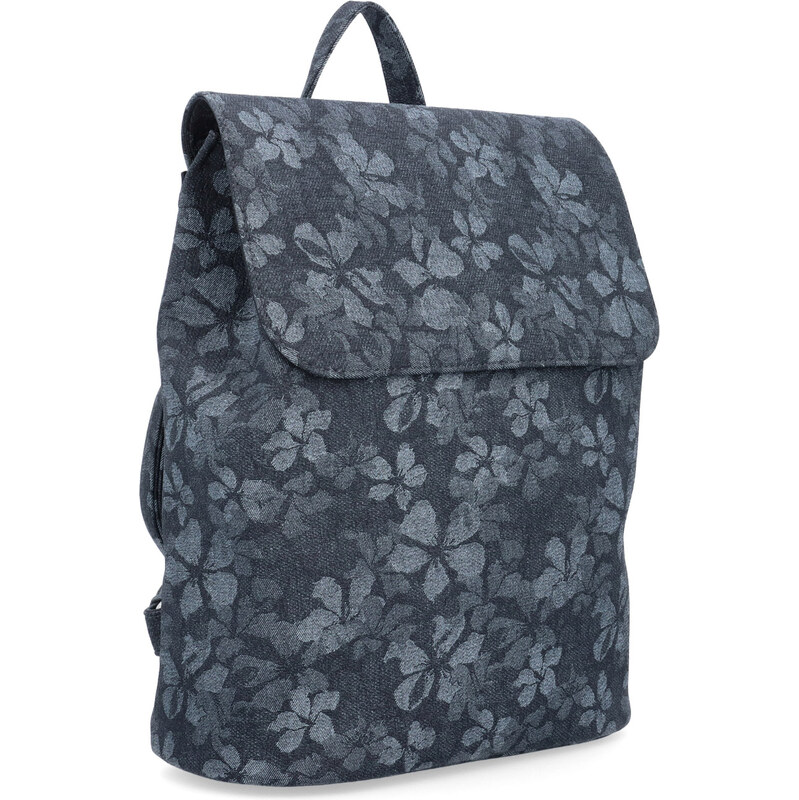 Mestský batoh zo syntetickej kože Carmelo čierna 4600 C 68265176