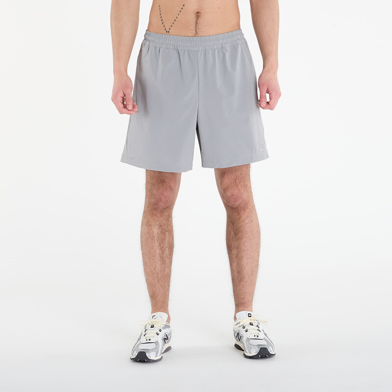 Šortky New Balance Athletics Stretch Woven Short 7 Grey M 68265654