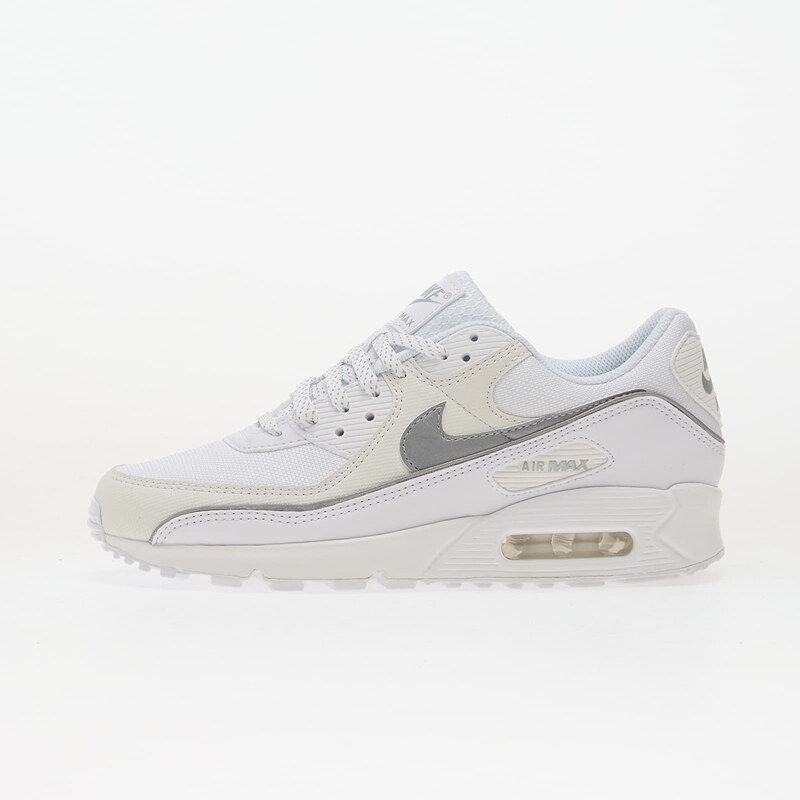 Nike Air Max 90 Premium White/ Metallic Silver-White 68265644