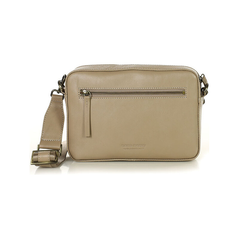 MARCO MAZZINI Dámska taška typu hobo, prírodná koža | béžová vp12h 68265968