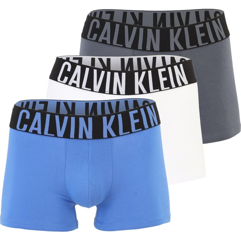 Calvin Klein Underwear Boxerky Intense Power azúrová / sivá / čierna / 67078010