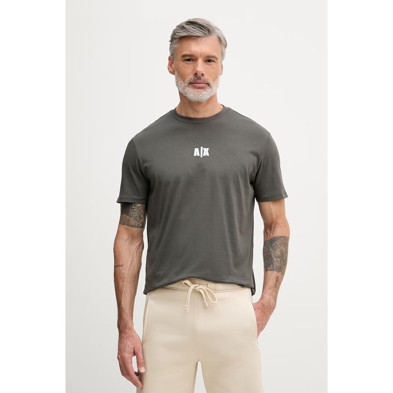 Pánske bavlnené tričko Armani Exchange 68266229