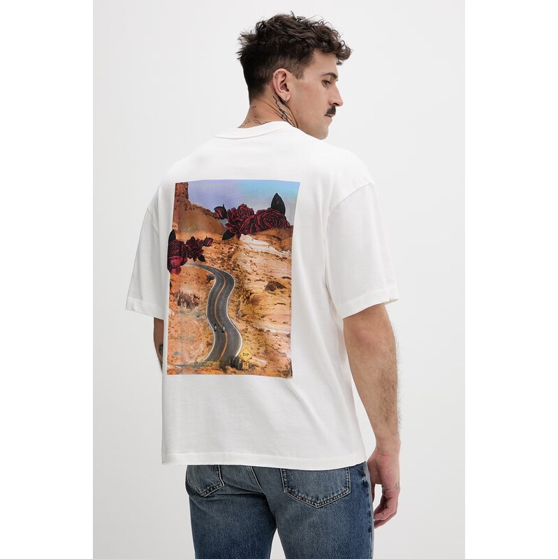 HUGO tričko pánske bavlnené Domans 68266230