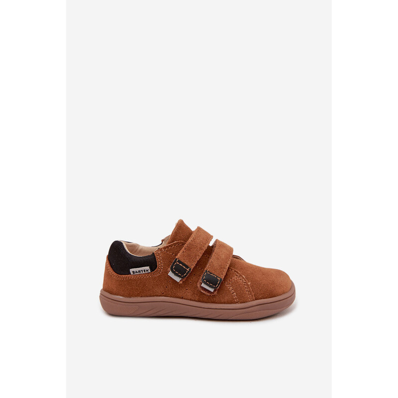 E-shop Bartek S.A. Kožené Sandály Barefoot Dětské Bartek 8600363 Světle