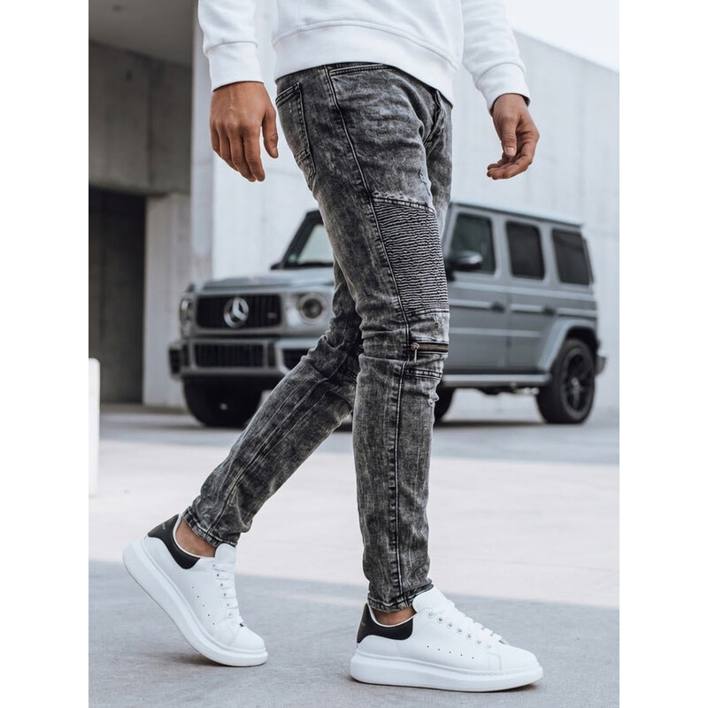 BASIC Čierne džínsové nohavice UX4246 52671204