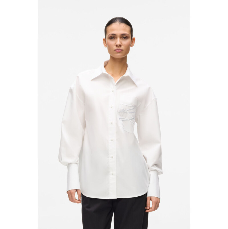 KOŠEĽA KARL LAGERFELD AUTOGRAPH POPLIN SHIRT 68281143