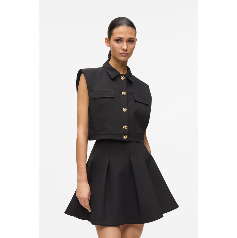 VESTA KARL LAGERFELD CROPPED GILET 68281172