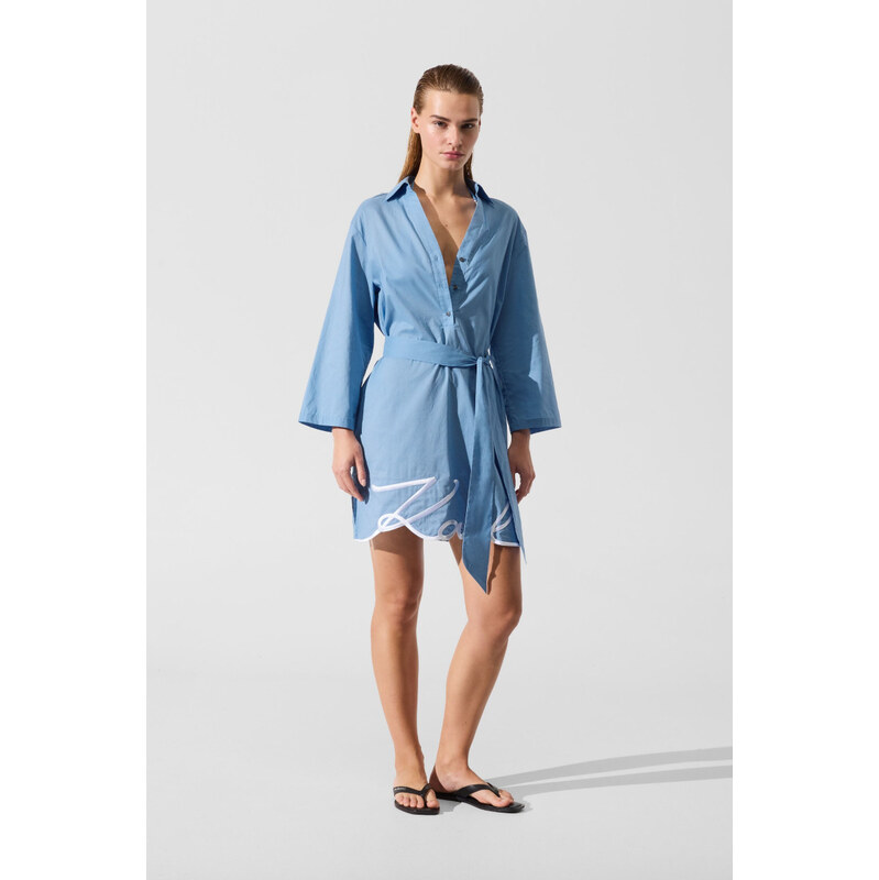 PLÁŽOVÉ OBLEČENIE KARL LAGERFELD KARL DNA SIGNATURE BEACH DRESS 68281128