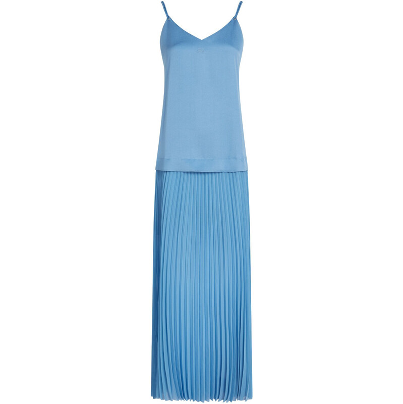 ŠATY KARL LAGERFELD ROPE DETAIL PLEATED DRESS 68281161