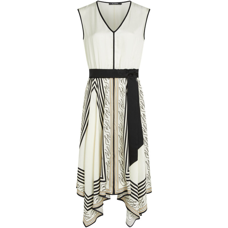 ŠATY KARL LAGERFELD SCARF PRINT DRESS 68281163
