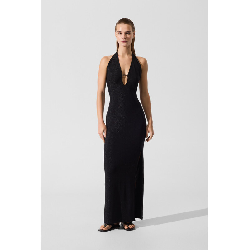 PLÁŽOVÉ OBLEČENIE KARL LAGERFELD SIGNATURE LUREX BEACH DRESS 68281202