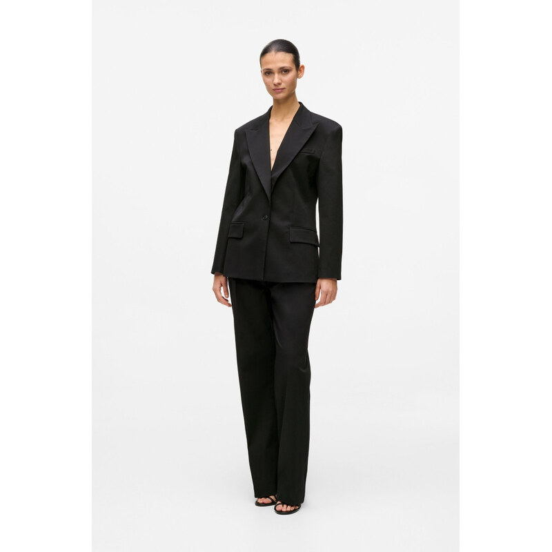 NOHAVICE KARL LAGERFELD STRUCTURED SUIT PANTS 68281138