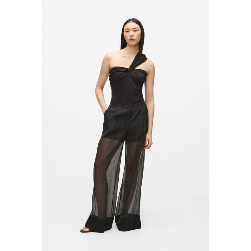 NOHAVICE KARL LAGERFELD ORGANZA FASHION PANTS 68281136