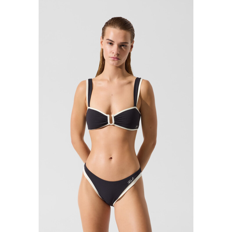 PLAVKY KARL LAGERFELD SIGNATURE CHEEKY BIKINI BOTTOM 68281204