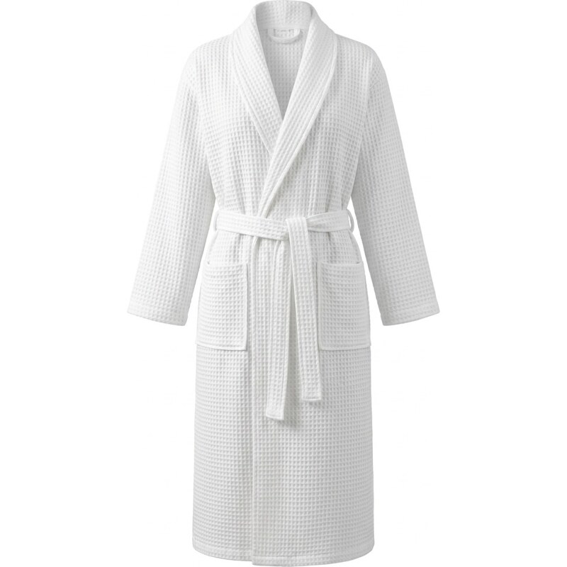 Jerry Fabrics Vaflový župan JF biely 68297831